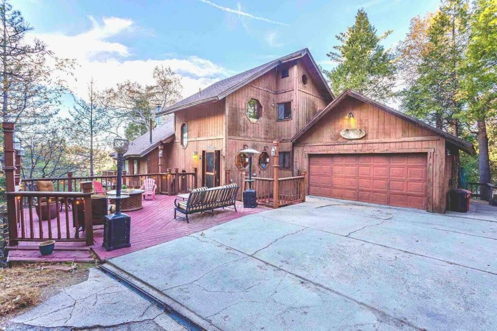 Lakeview 3-Story Winter Home Crestline Buitenkant foto